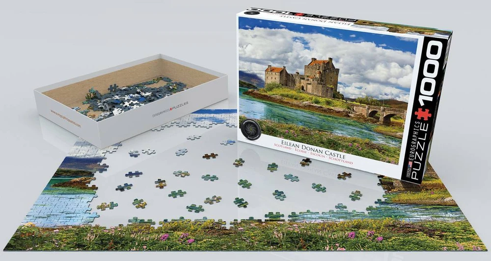 Eurographics Eilean Donan pilies dėlionė 1000 detalių (67x49 cm) – Škotija