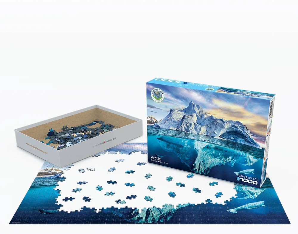 Eurographics Ekologiška Arktikos 1000 detalių dėlionė suaugusiems 50x70 cm