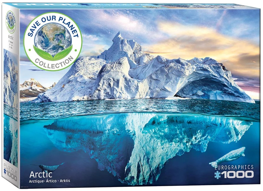 Eurographics Ekologiška Arktikos 1000 detalių dėlionė suaugusiems 50x70 cm