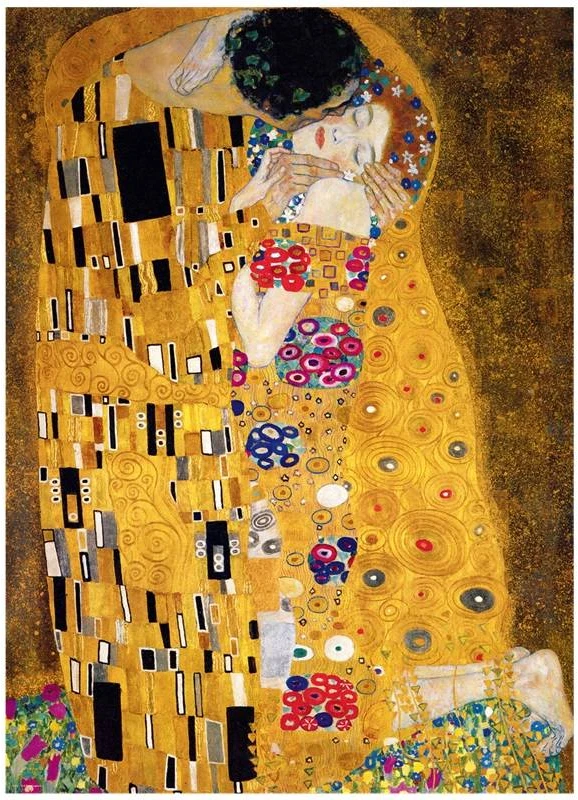 Eurographics Gustav Klimt „Bučinys“ 1000 detalių dėlionė – muziejinė kokybė