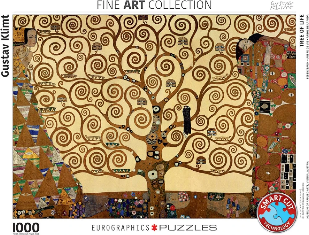Eurographics Dėlionė 1000 vnt. - Gustavas Klimtas: Gyvybės medis
