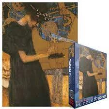 Eurographics Gustav Klimt „Muzika“ 1000 detalių dėlionė – klasikinio meno gerbėjams