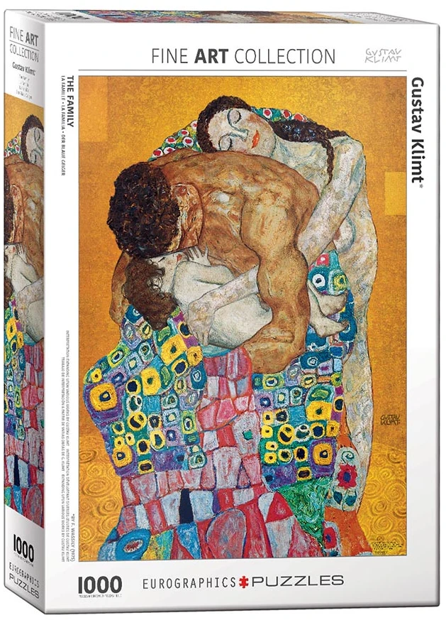 Eurographics Gustav Klimt „Šeima“ – 1000 detalių meninė dėlionė suaugusiems