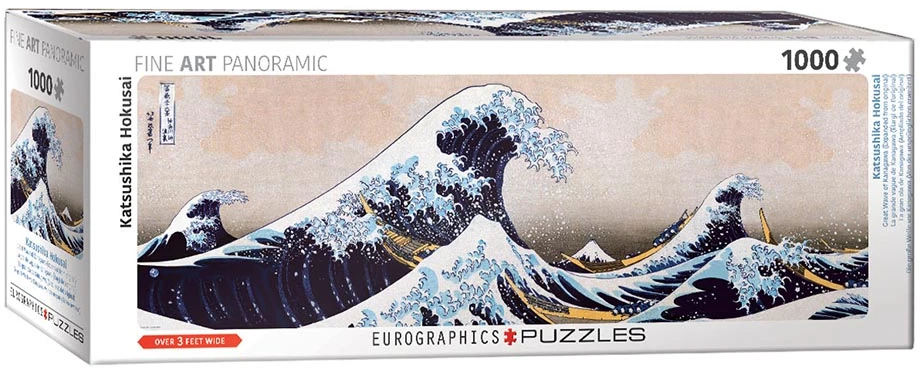 Eurographics Hokusai „Didžioji Kanagavos banga“ panoraminė dėlionė 1000 dalių