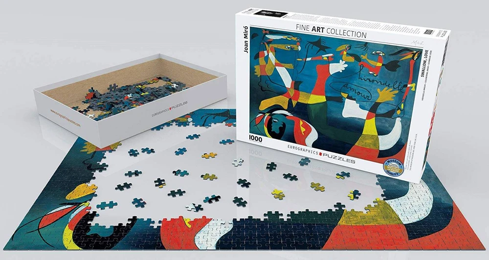Eurographics Dėlionė 1000 vnt. - Joan Miro: Meilė