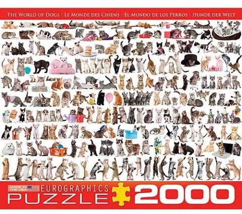 Eurographics Dėlionė 2000 vnt. - Kačių pasaulis