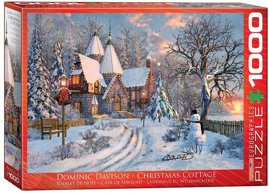 Eurographics „Kalėdų namas“ dėlionė 1000 detalių, 50×70 cm