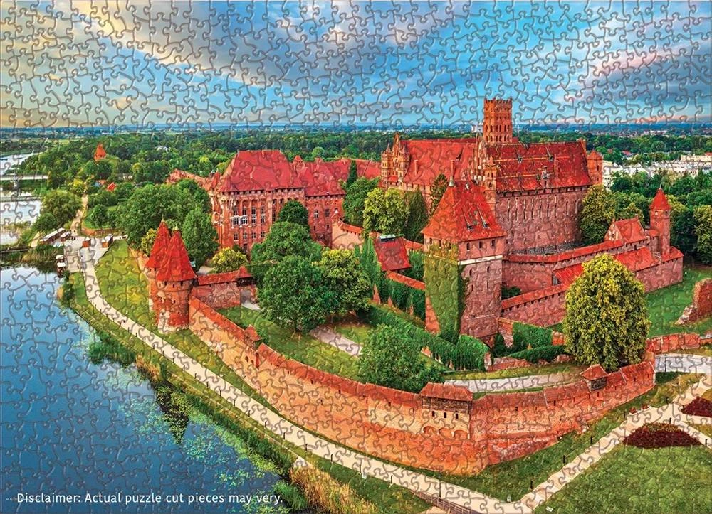 Eurographics Malborko pilies dėlionė 1000 detalių – gotikinė Lenkijos tvirtovė