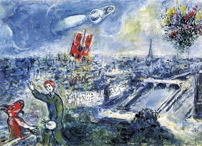 Eurographics Dėlionė 1000 vnt. - Marc Chagall: Le Bouquet de Paris