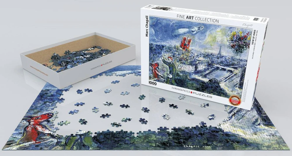 Eurographics Dėlionė 1000 vnt. - Marc Chagall: Le Bouquet de Paris