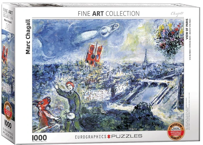 Eurographics Dėlionė 1000 vnt. - Marc Chagall: Le Bouquet de Paris
