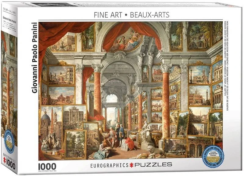 Eurographics Moderniosios Romos vaizdų galerija – 1000 detalių meno dėlionė Panini