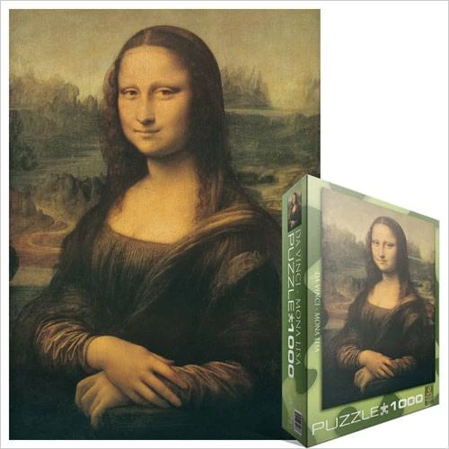 Eurographics Mona Liza 1000 detalių dėlionė – muziejinė kokybė, licencijuota