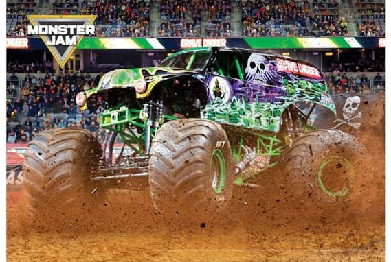 Eurographics Monster Jam dėlionė 550 dalių metalinėje dėžutėje – kolekcinė