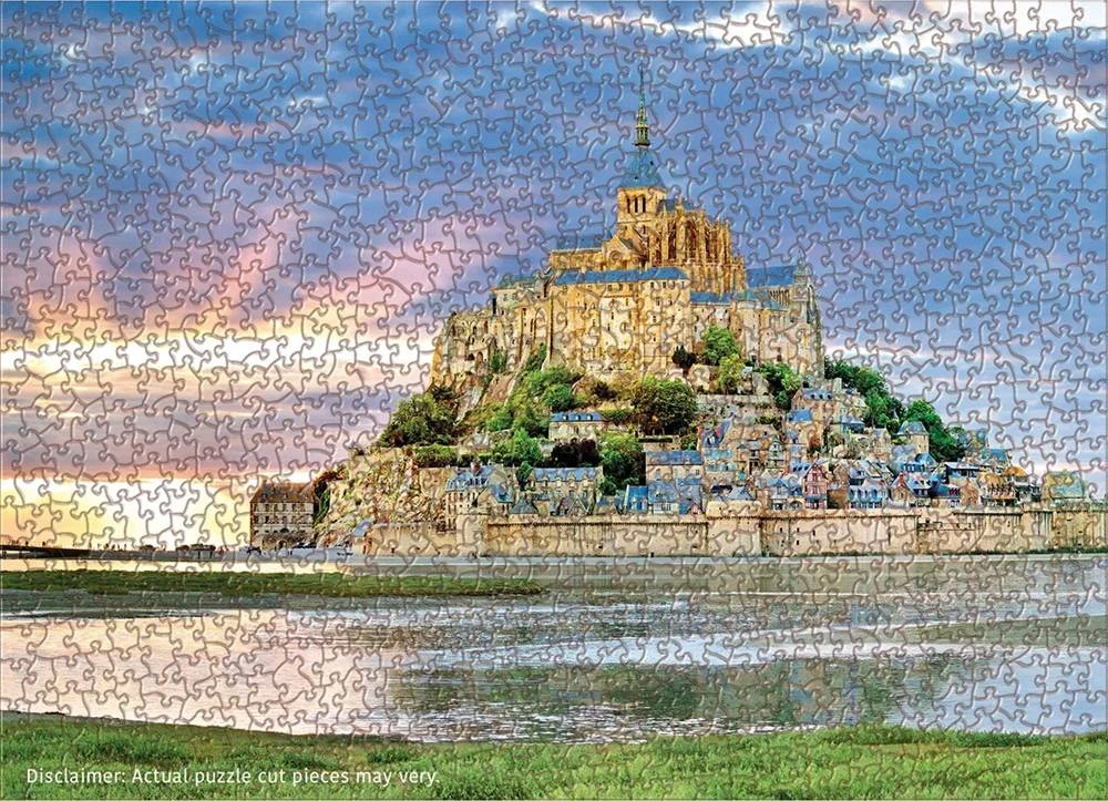 Eurographics Mont Saint-Michel, Prancūzija – įspūdinga 1000 detalių dėlionė