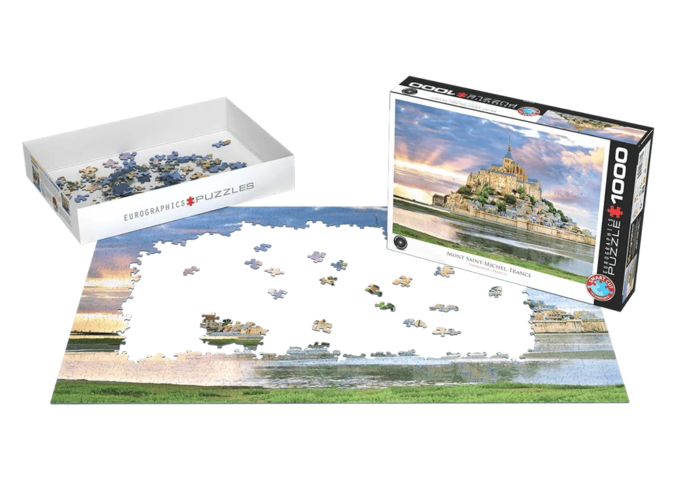 Eurographics Mont Saint-Michel, Prancūzija – įspūdinga 1000 detalių dėlionė
