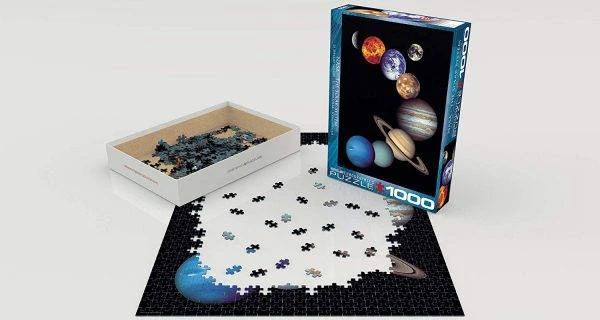 Eurographics NASA Saulės sistemos dėlionė 1000 detalių – edukacinė, 50x70 cm