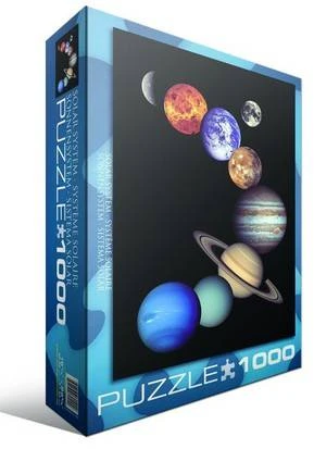 Eurographics NASA Saulės sistemos dėlionė 1000 detalių – edukacinė, 50x70 cm