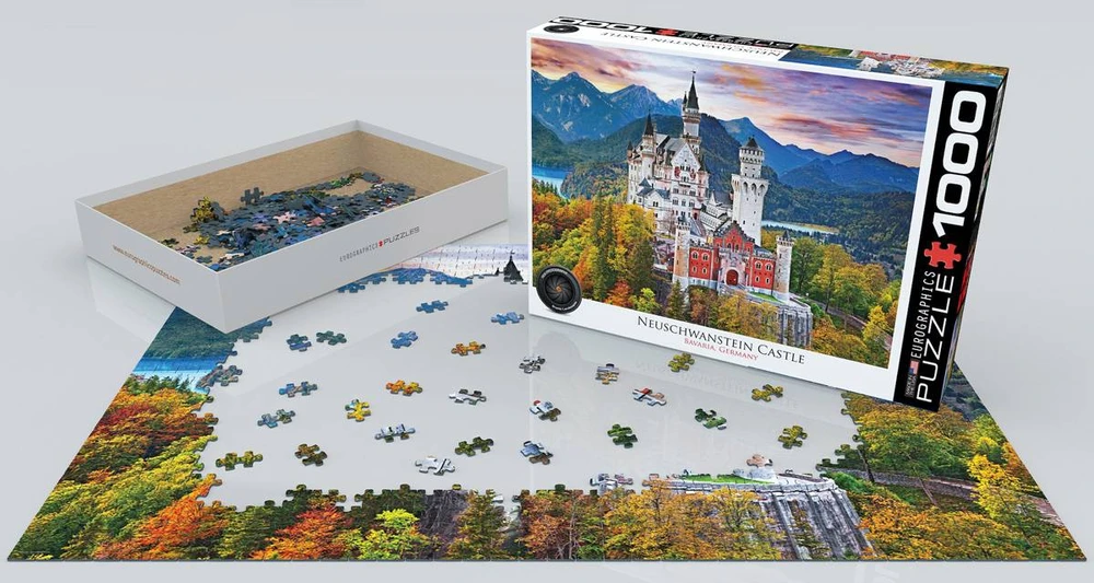 Eurographics Dėlionė 1000 vnt. - Noišvanšteino pilis, Vokietija