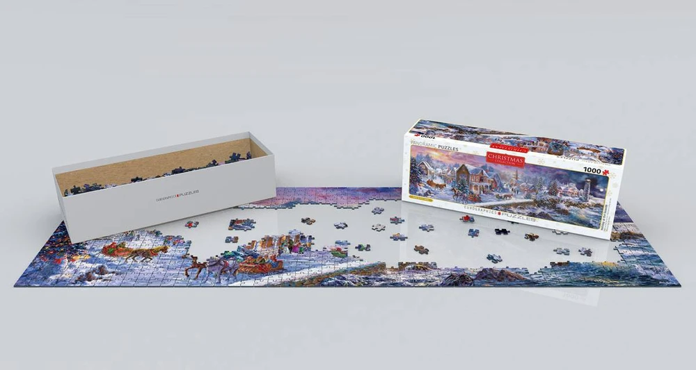 Eurographics Panoraminė dėlionė Atostogos prie jūros 1000 dalių, eko