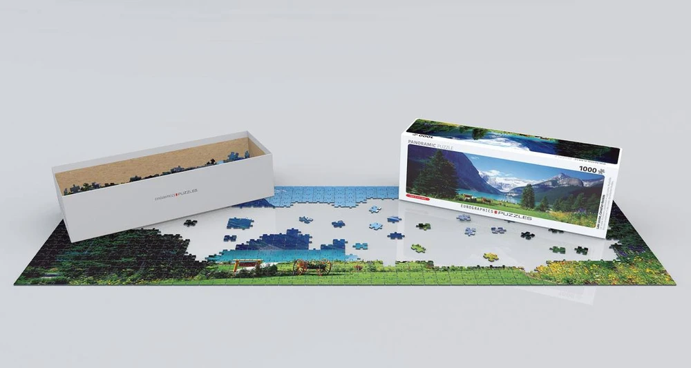 Eurographics Dėlionė 1000 vnt. - Luizos ežeras, Kanada