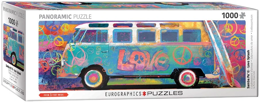Eurographics Panoraminė dėlionė „Meilės pliūpsnis“ 1000 detalių, 99x33 cm