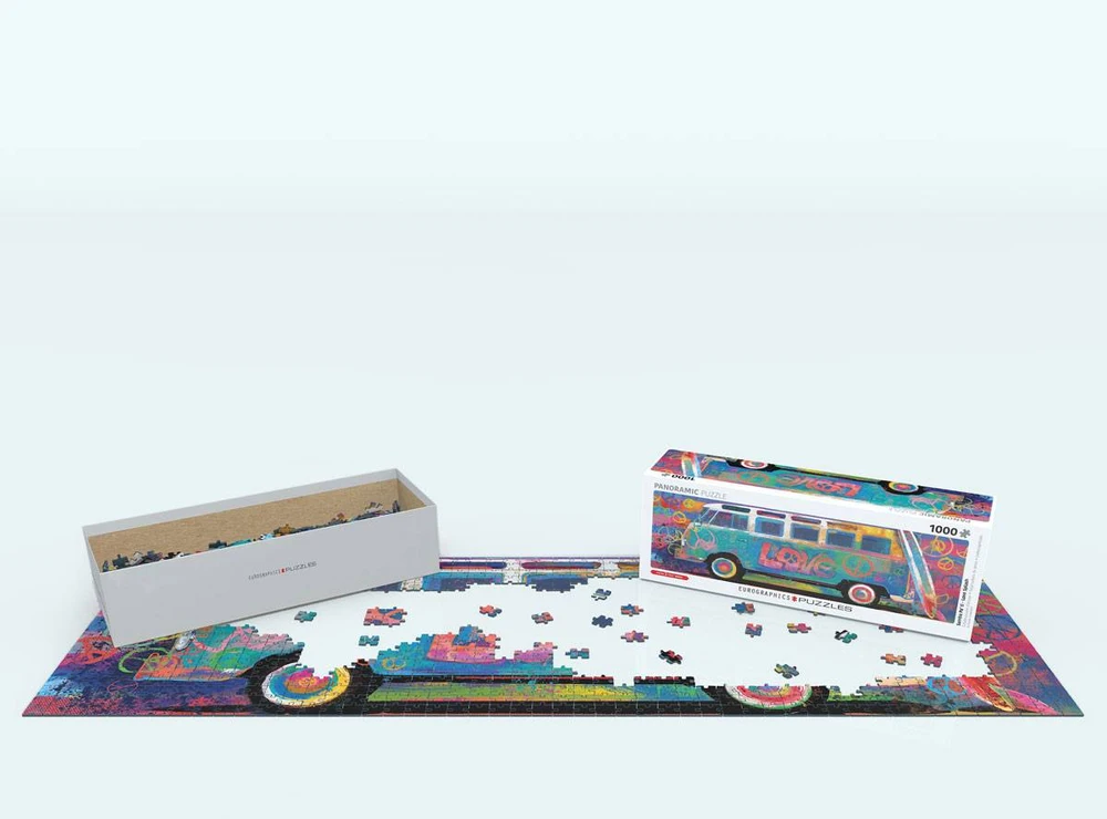 Eurographics Panoraminė dėlionė „Meilės pliūpsnis“ 1000 detalių, 99x33 cm