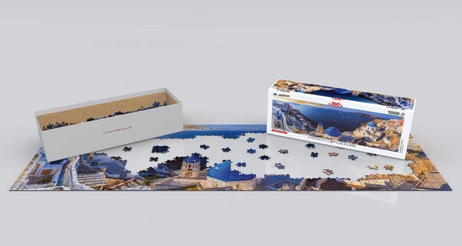 Eurographics Panoraminė dėlionė Santorinas, Graikija – 1000 detalių