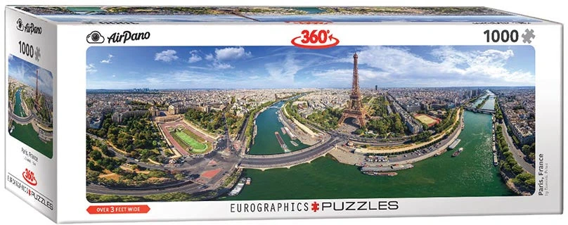 Eurographics Panoraminė Paryžiaus dėlionė 1000 detalių – ekologiška, premium