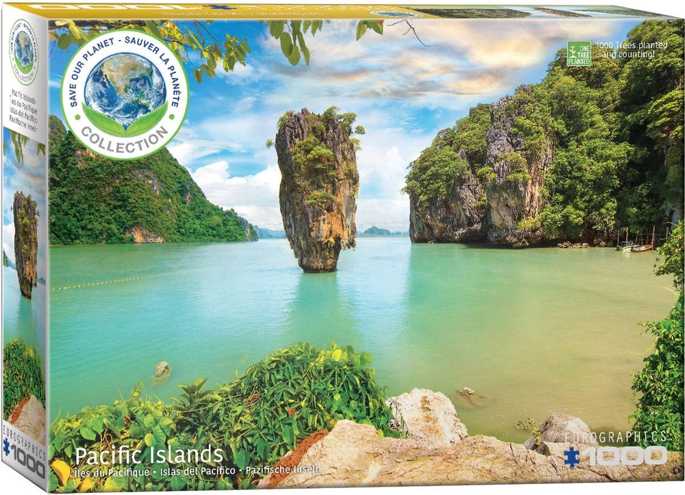 Eurographics Phang Nga įlankos Tailando salų dėlionė 1000 detalių – aukšta kokybė
