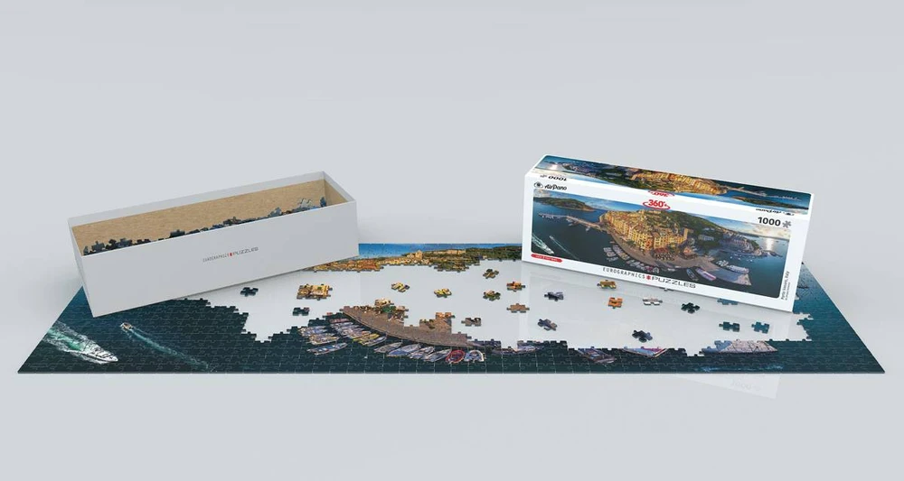 Eurographics Porto Venere, Italija panoraminė dėlionė 1000 detalių 50x70 cm