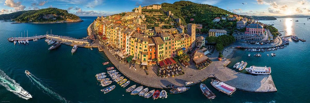 Eurographics Porto Venere, Italija panoraminė dėlionė 1000 detalių 50x70 cm