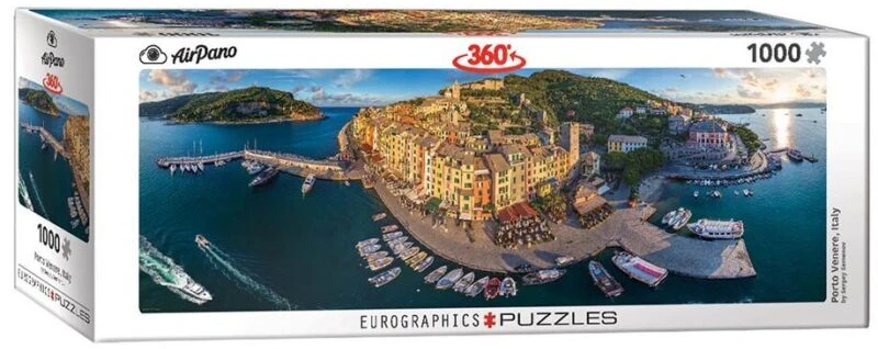 Eurographics Porto Venere, Italija panoraminė dėlionė 1000 detalių 50x70 cm