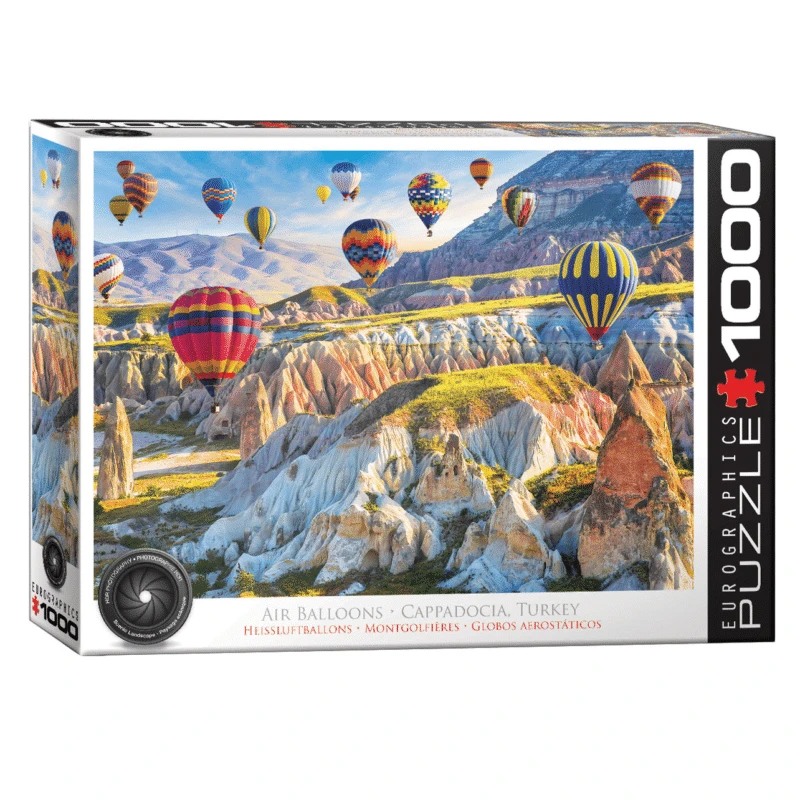 Eurographics Premium dėlionė „Oro balionai virš Kapadokijos“ 1000 detalių 13+