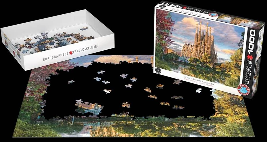 Eurographics Sagrada Familia Barselona – Gaudžio 1000 dalių premium dėlionė