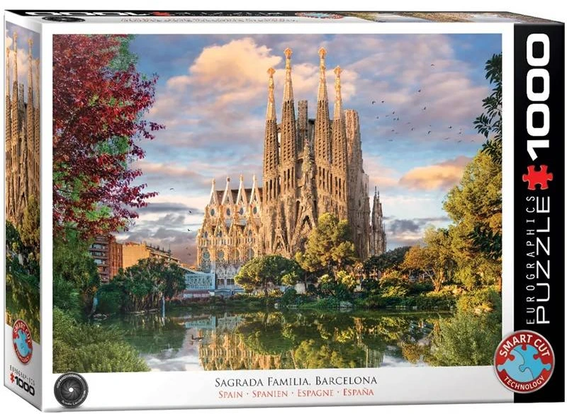 Eurographics Sagrada Familia Barselona – Gaudžio 1000 dalių premium dėlionė