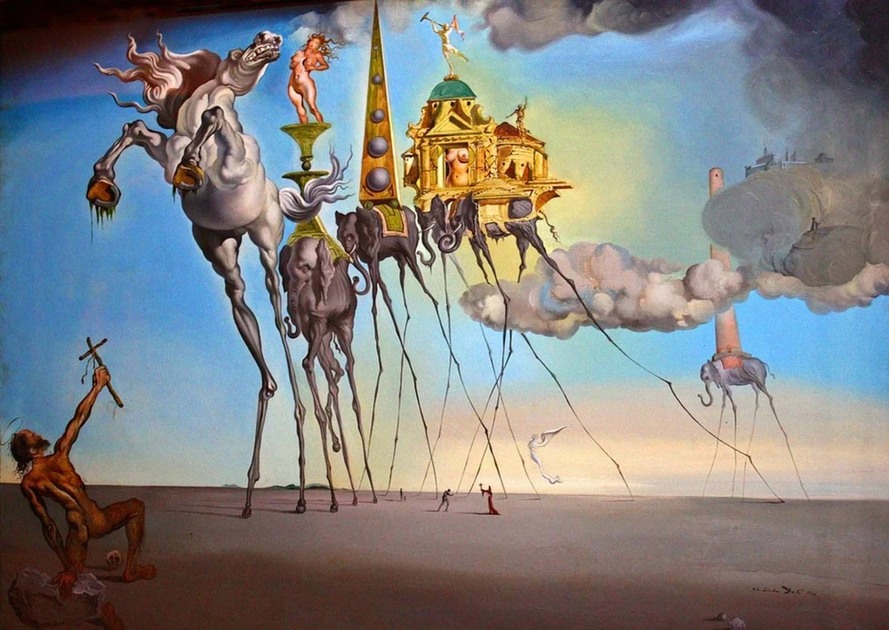 Eurographics Salvador Dalí „Šv. Antano gundymas“ 1000 detalių dėlionė 50x70 cm