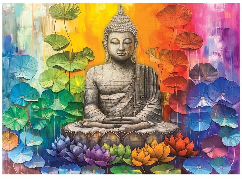 Eurographics Spalvingo Budos dėlionė 1000 dalių – raminantis meditacijos menas