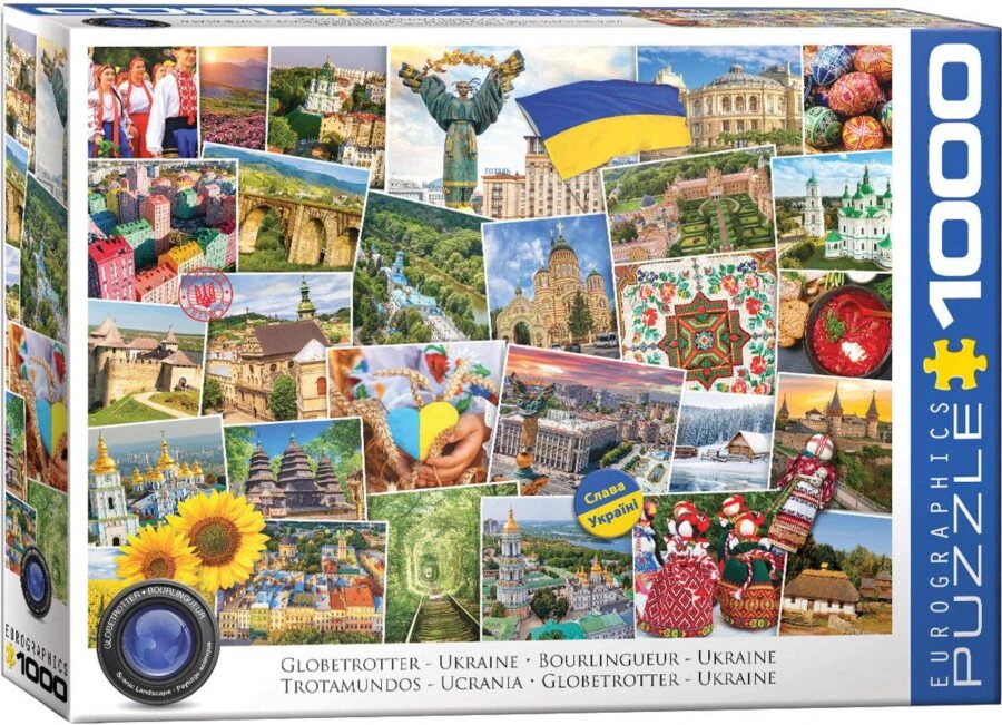 Eurographics Dėlionė 1000 vnt. - Ukraina