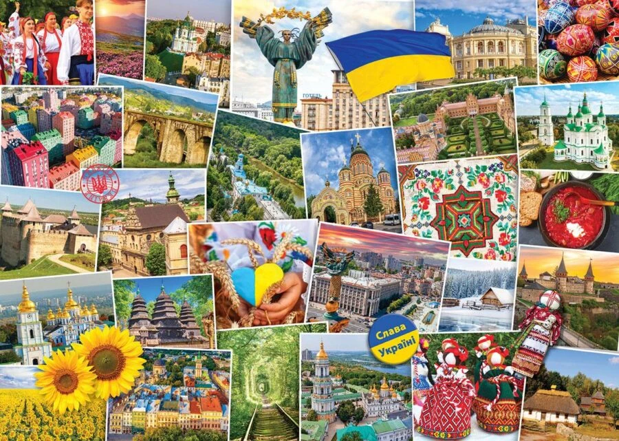 Eurographics Dėlionė 1000 vnt. - Ukraina
