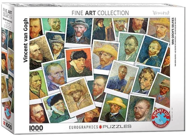 Eurographics Van Gogho asmenukių dėlionė 1000 detalių – premium, ekologiška (13+)