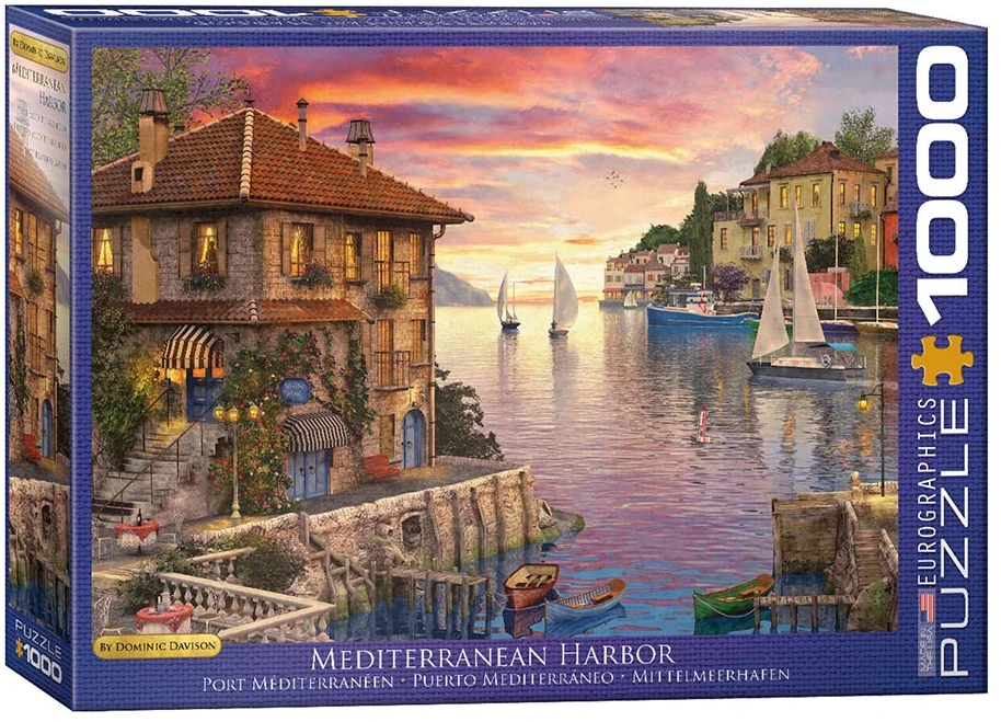 Eurographics Dėlionė 1000 vnt. - Viduržemio jūros uostas