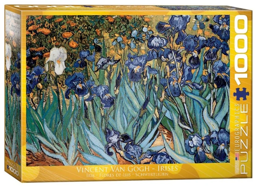 Eurographics Dėlionė 1000 vnt. - Vincentas van Gogas: Irisai