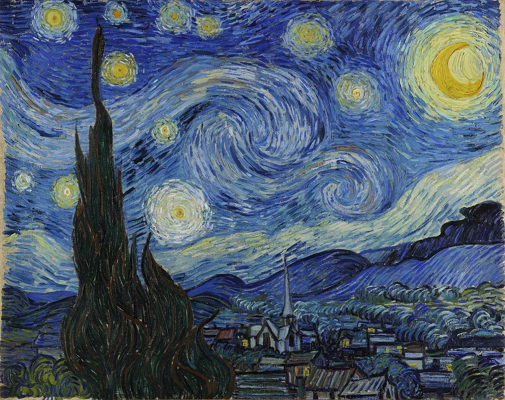 Eurographics Dėlionė 1000 vnt. - Vincentas van Gogas: Žvaigždėta naktis