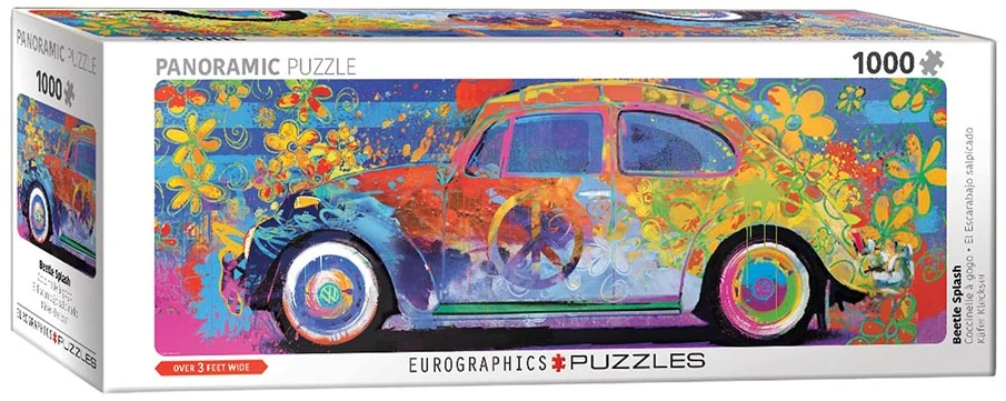 Eurographics VW Beetle panoraminė dėlionė 1000 dalių, aukštos kokybės