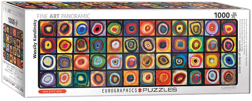 Eurographics Dėlionė 1000 vnt. - Vasilijus Kandinskis: Spalvų kvadratas