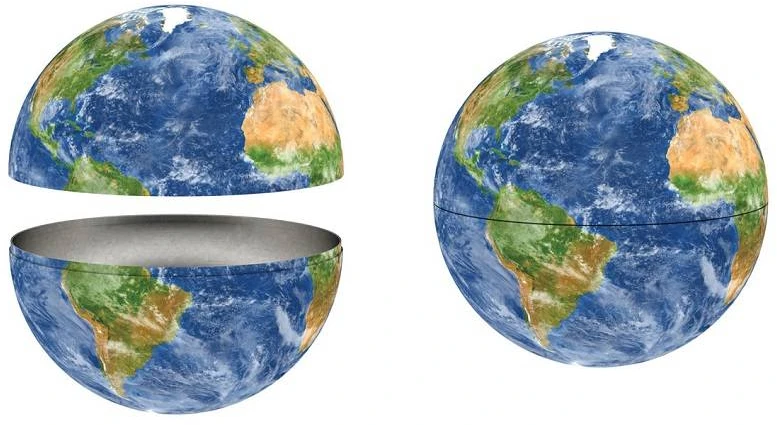 Eurographics Žemės planetos dėlionė 550 dalių metalinėje dėžutėje, 8+