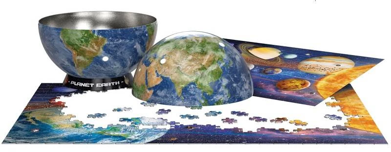 Eurographics Žemės planetos dėlionė 550 dalių metalinėje dėžutėje, 8+