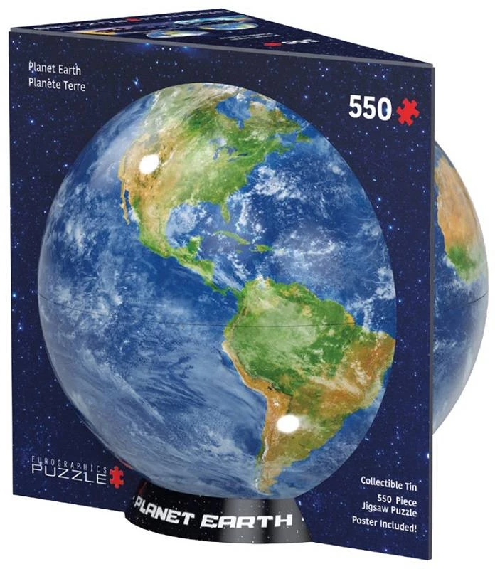 Eurographics Žemės planetos dėlionė 550 dalių metalinėje dėžutėje, 8+