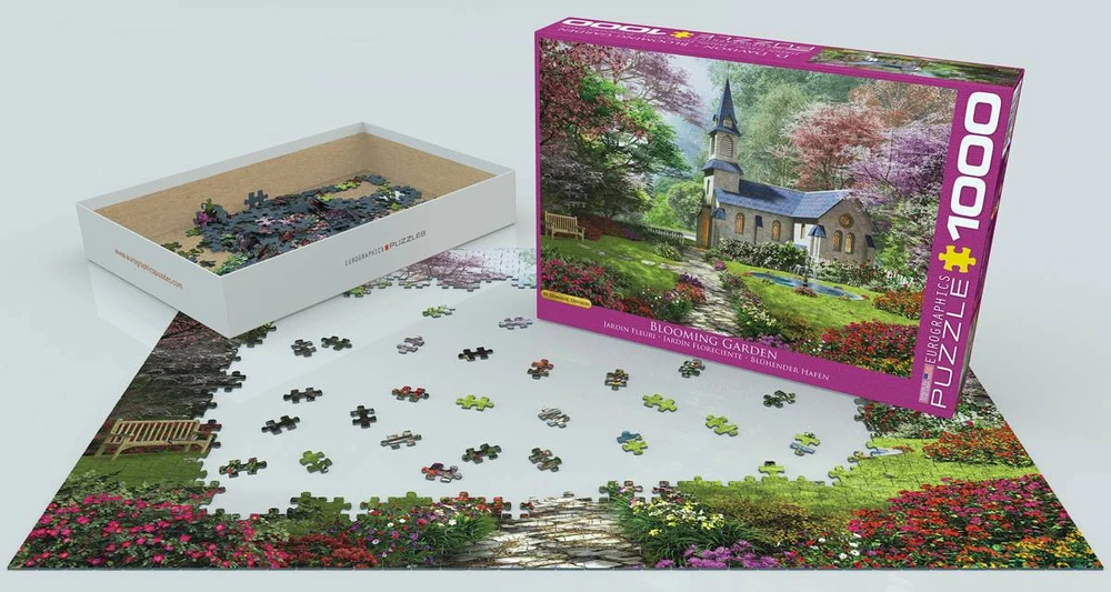 Eurographics Žydintis sodas – 1000 dalių dėlionė 67×49 cm